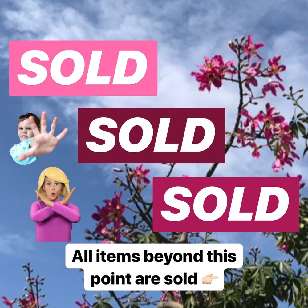 All items beyond this point are sold
